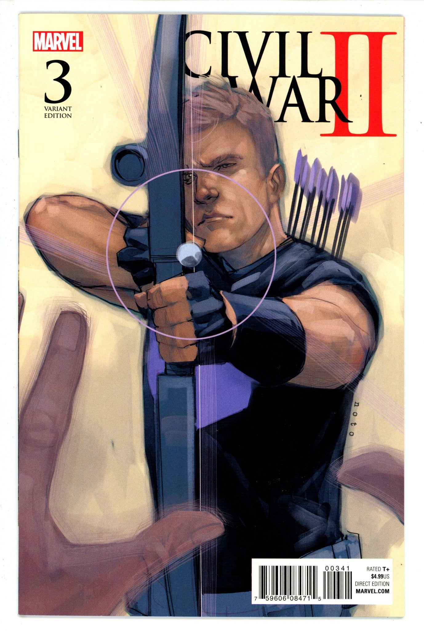 Civil War II 3 Noto Incentive Variant (2016)