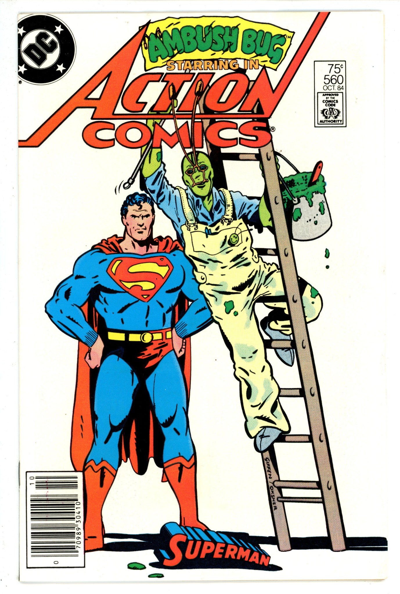 Action Comics Vol 1 560 Newsstand (1984)