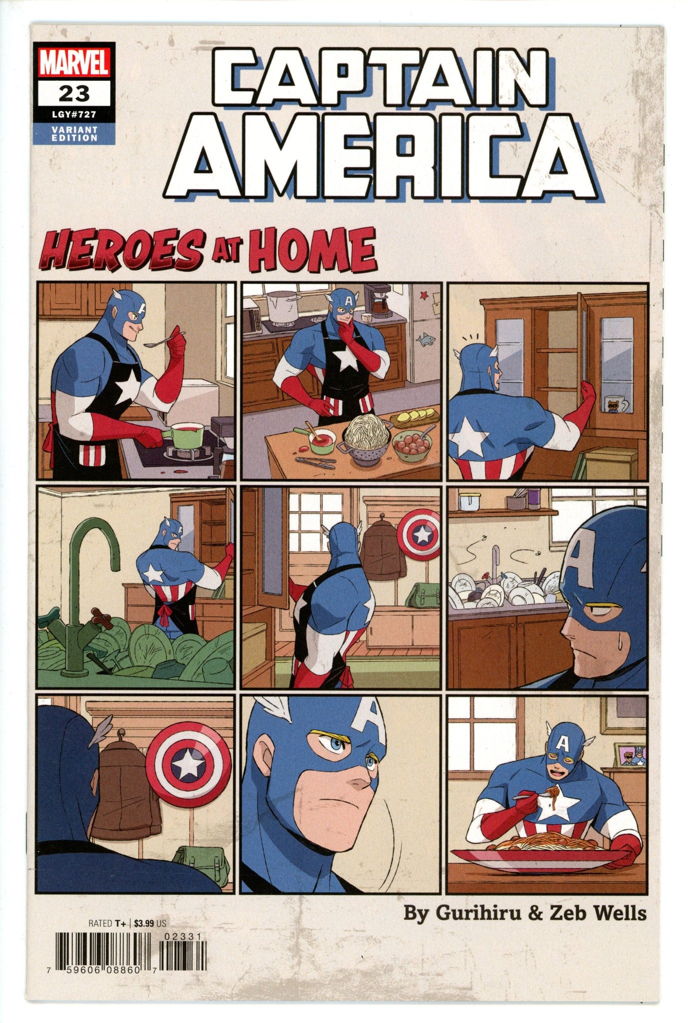 Captain America Vol 9 23 (727) Giruhiru Variant