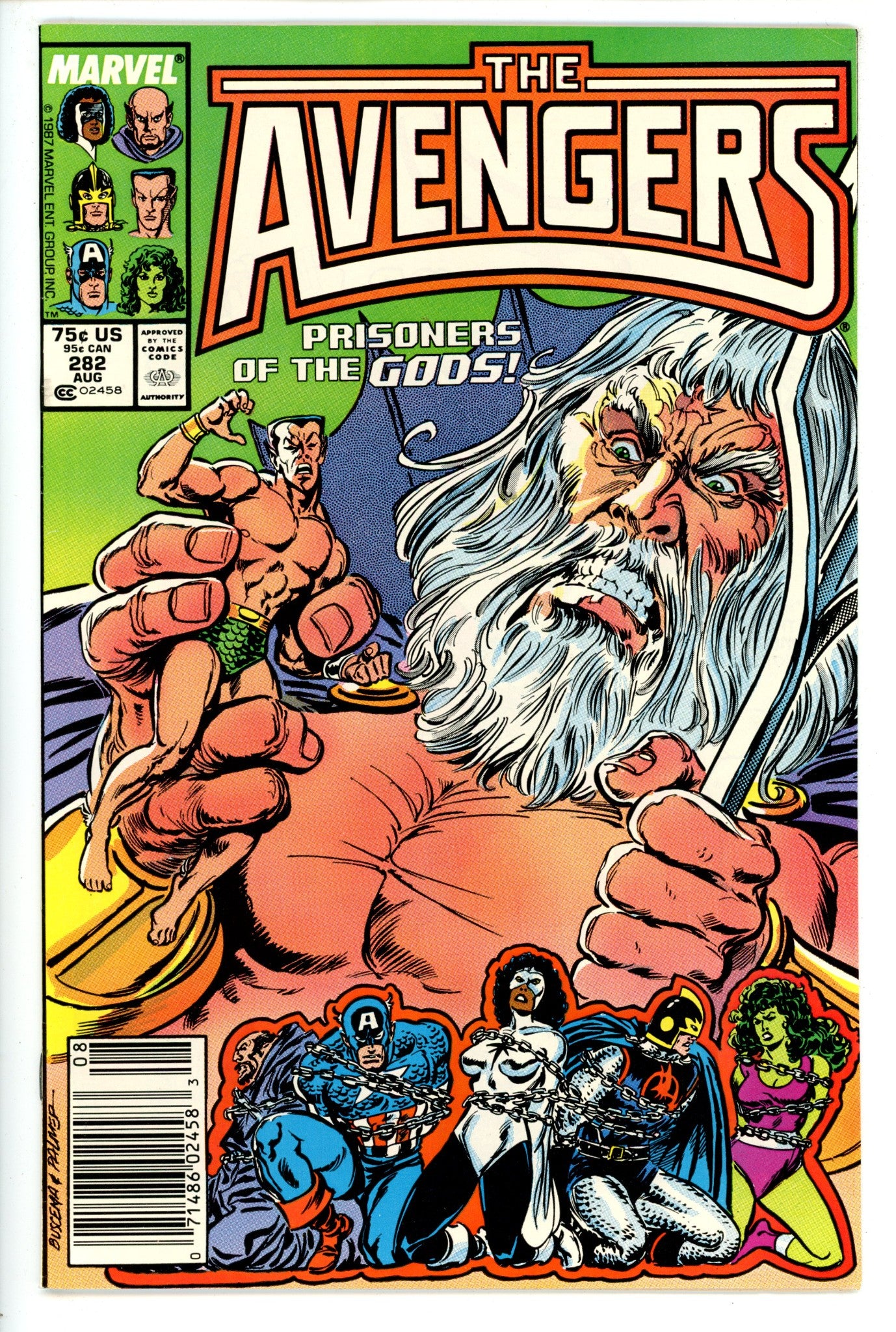 The Avengers Vol 1 282 Newsstand