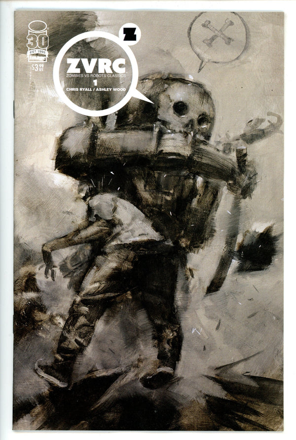 Zombies vs Robots Classic 1 Wood Variant (2022)