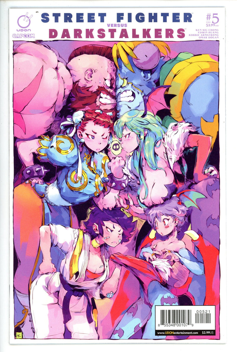 Street Fighter vs Darkstalkers 5 Cofrancesco Variant NM