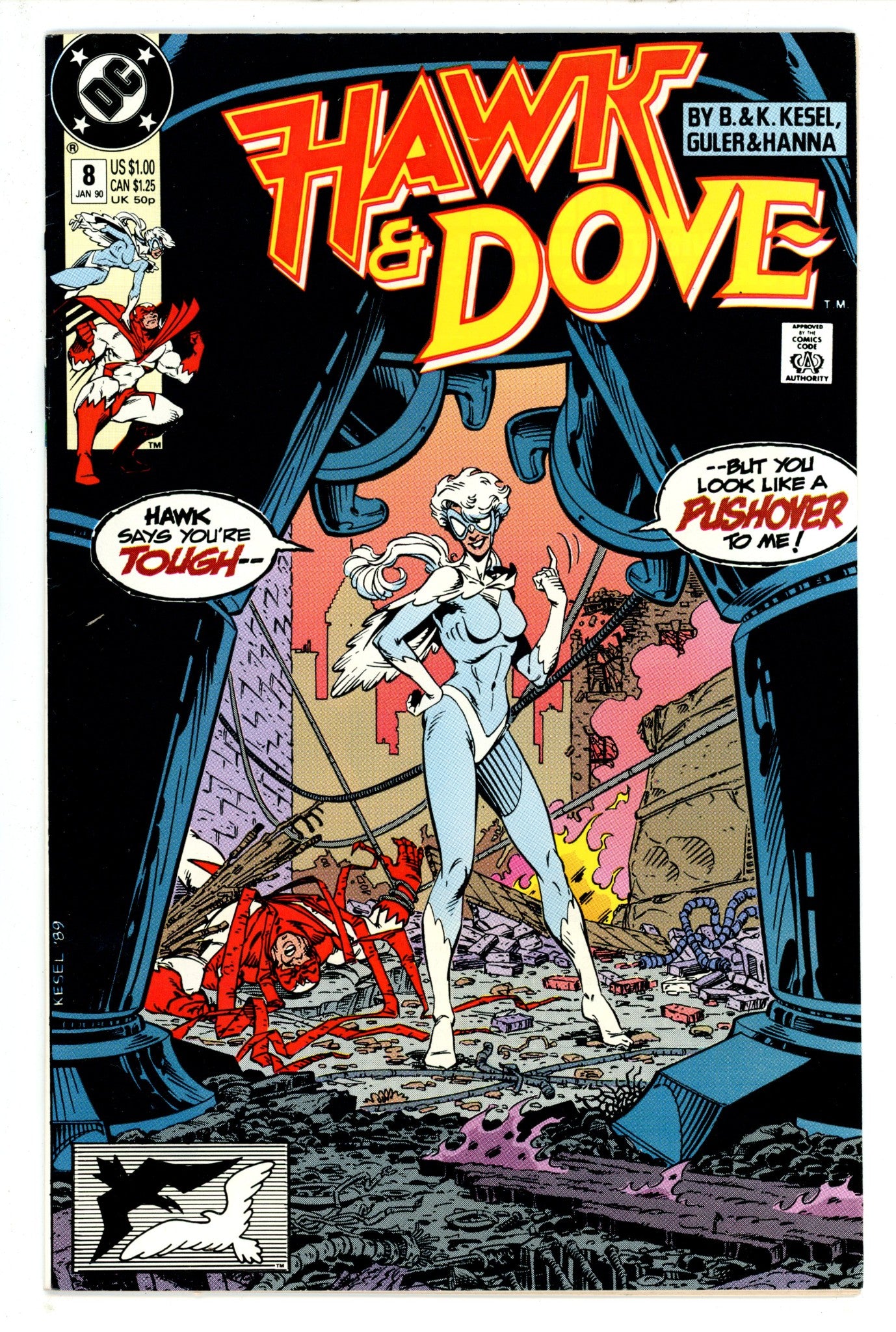 Hawk and Dove Vol 3 8 (1989)