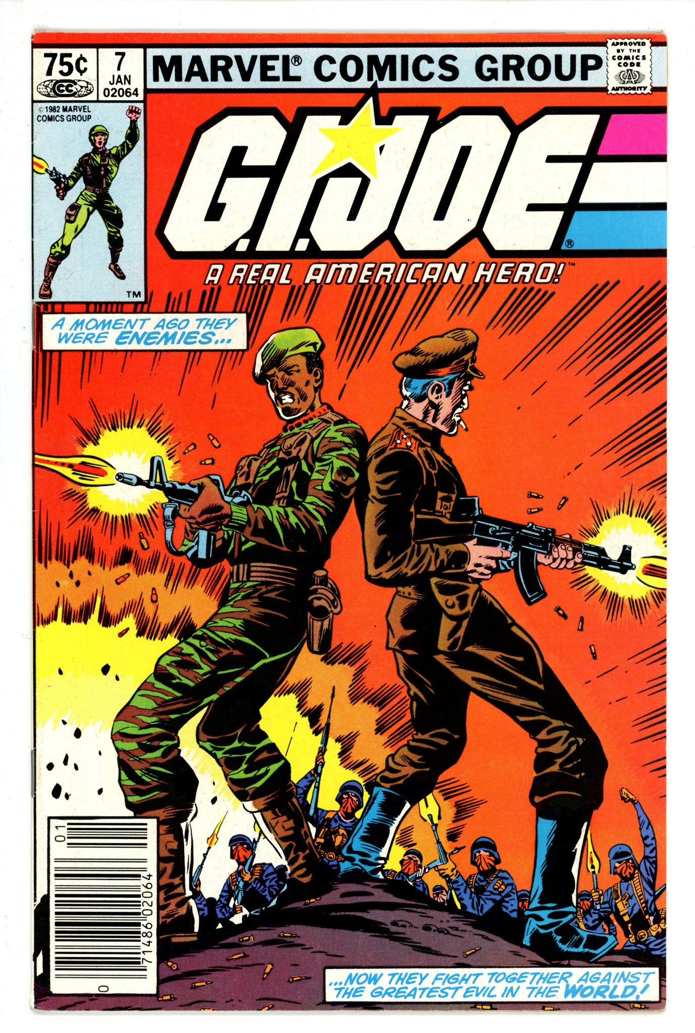 G.I. Joe, A Real American Hero 7 Canadian Price Variant VF- (1982)