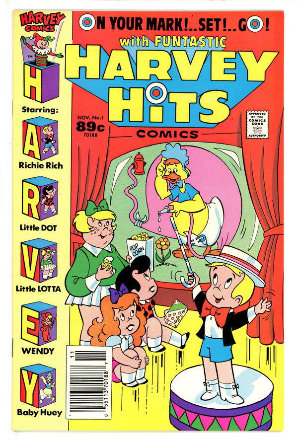 Harvey Hits 1 Canadian Price Variant VF/NM (1989)