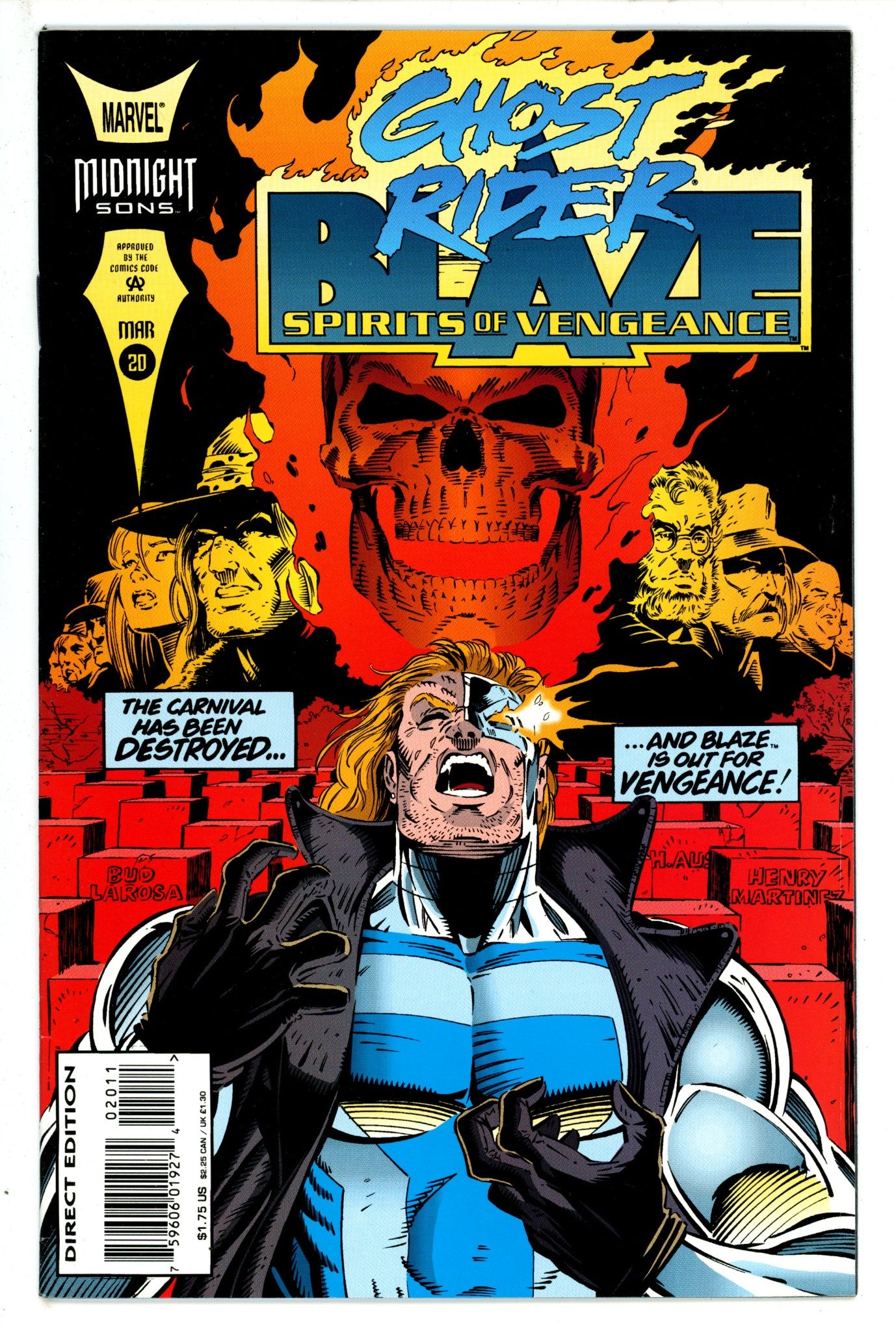 Ghost Rider / Blaze: Spirits of Vengeance 20 (1994)