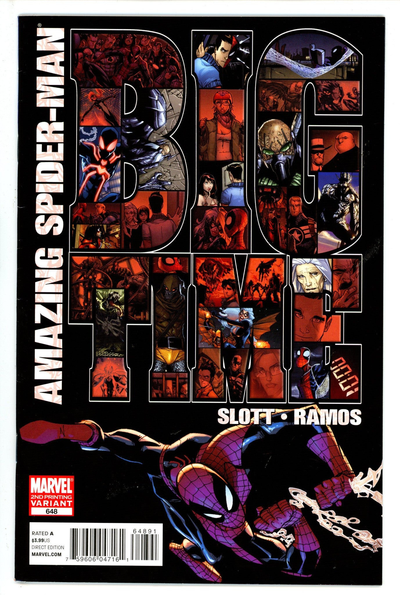 The Amazing Spider-Man Vol 2 648 2nd Print VF