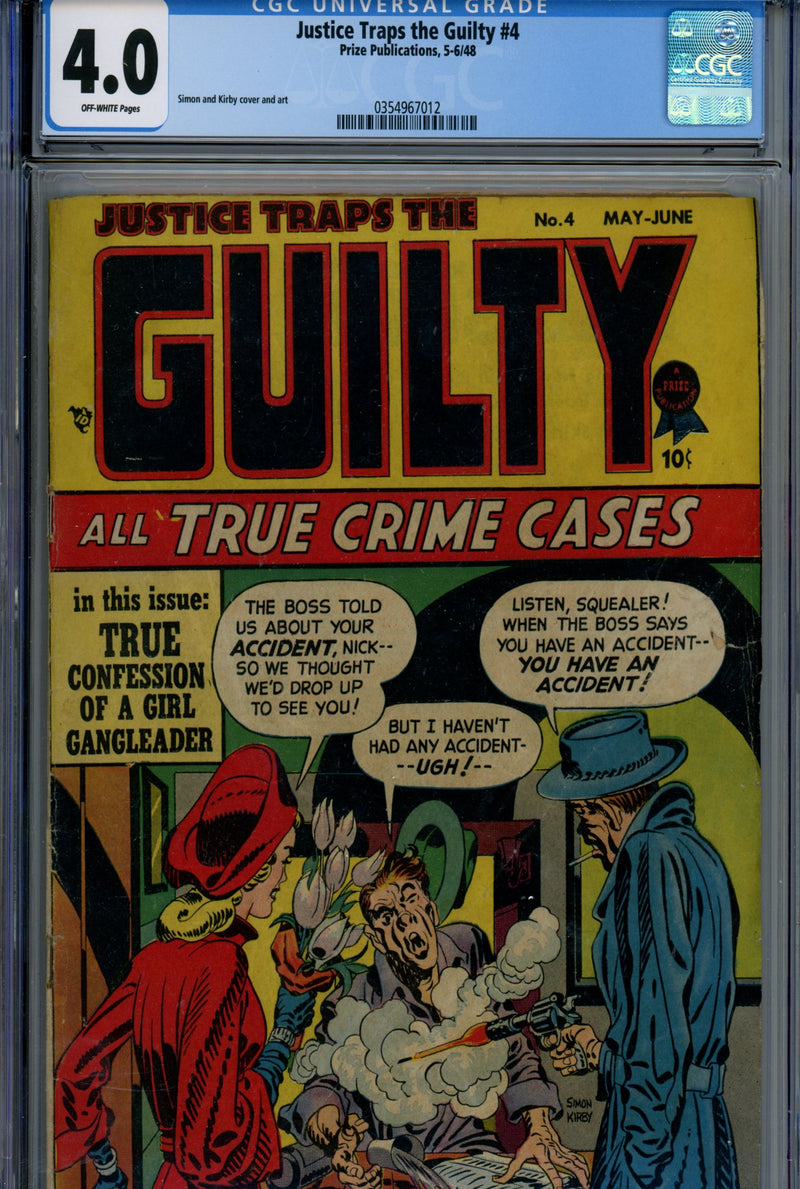 Justice Traps the Guilty 4 CGC 4.0 (1948)