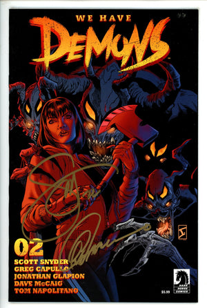 We Have Demons 2 Signed Synder and Capullo NM-