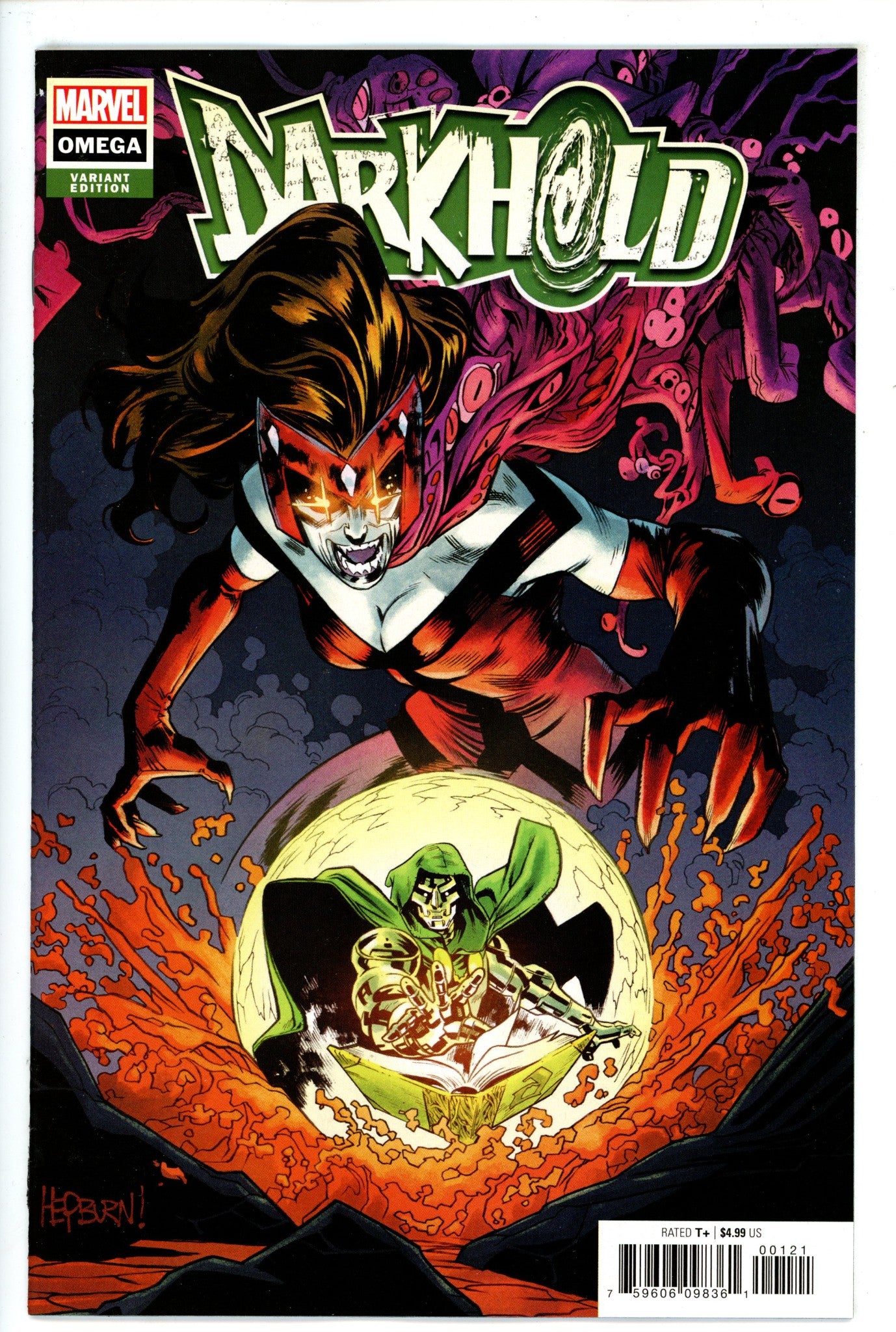 Darkhold Omega 1 Hepburn Variant (2022)