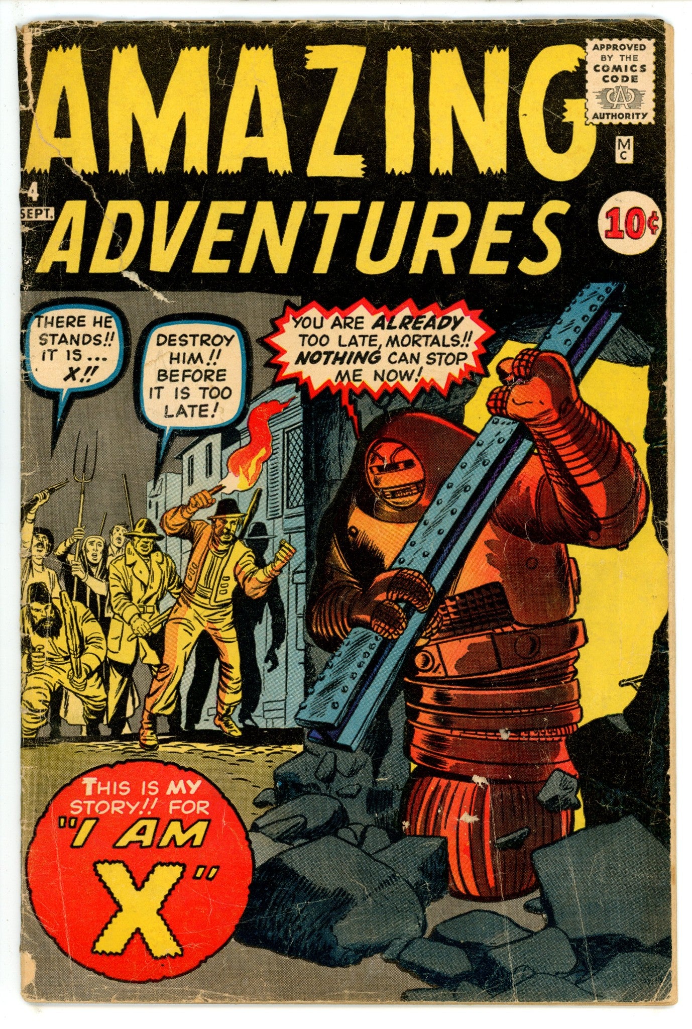 Amazing Adventures Vol 1 4 GD (1961)
