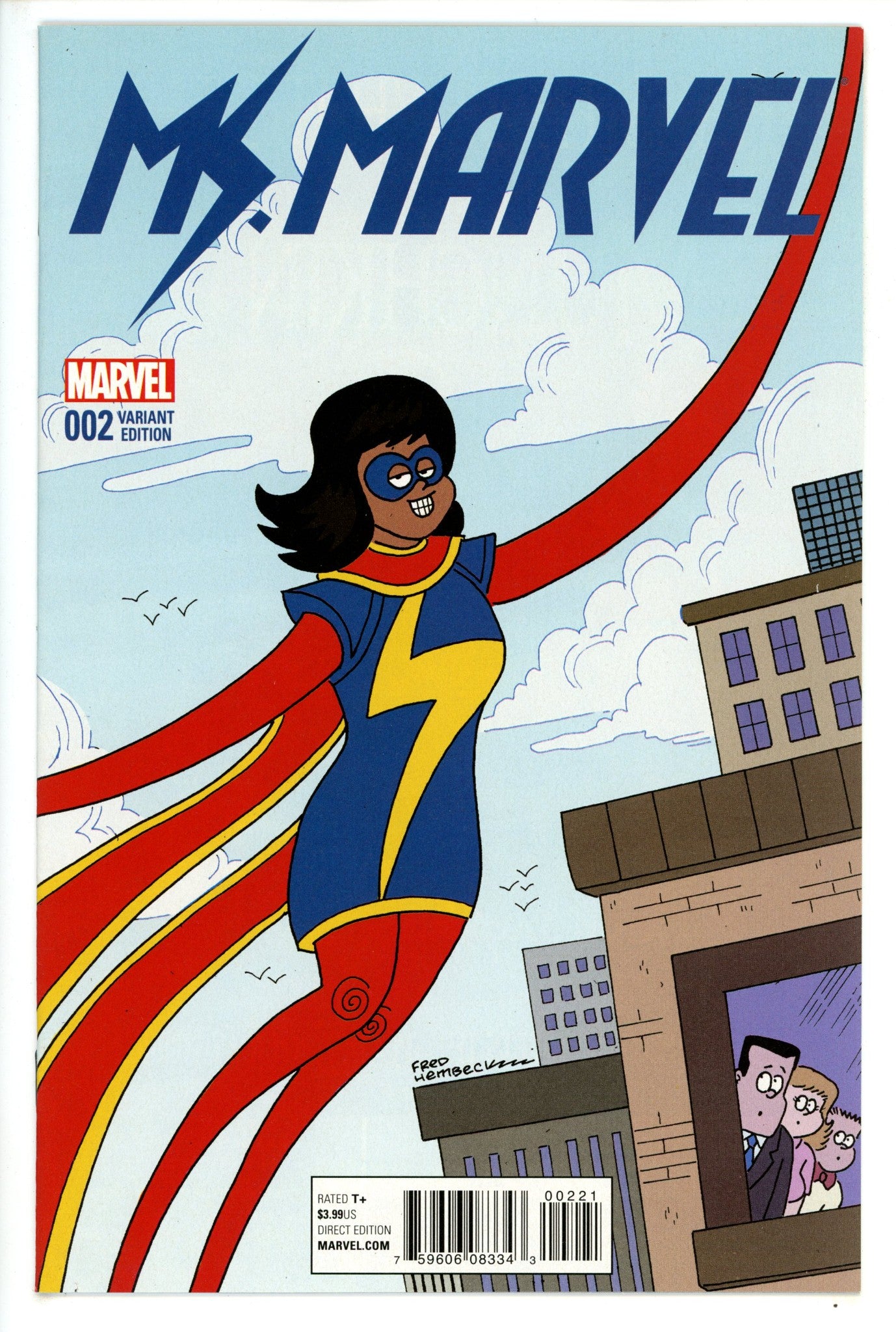 Ms. Marvel Vol 4 2 Hembeck Variant