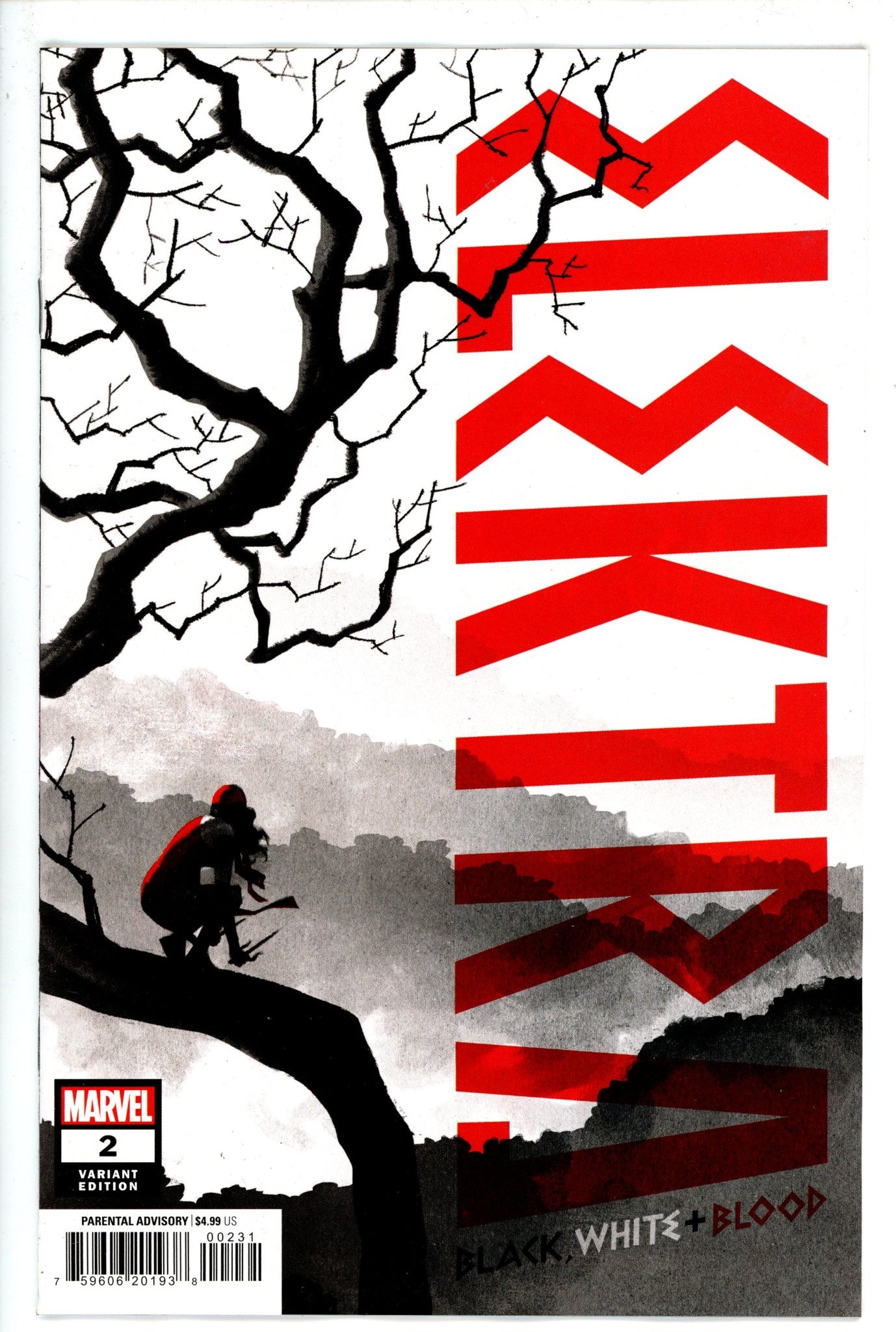 Elektra Black White Blood 2 Smallwood Variant NM+