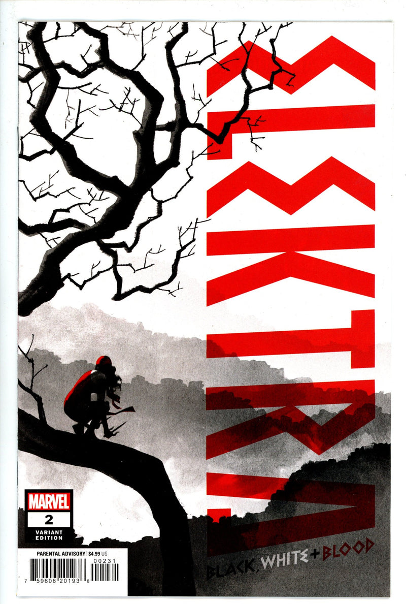 Elektra Black White Blood 2 Smallwood Variant NM+
