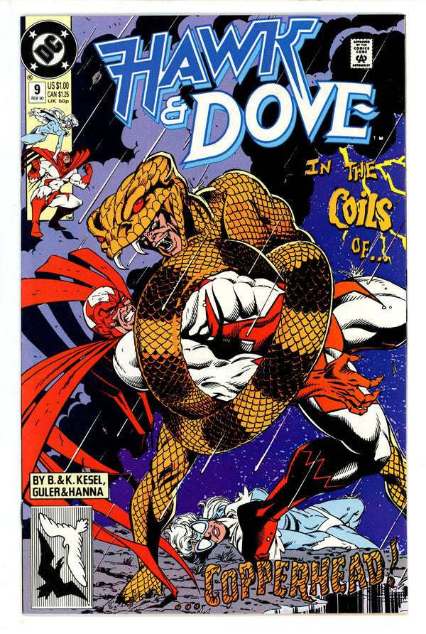 Hawk and Dove Vol 3 9 (1989)