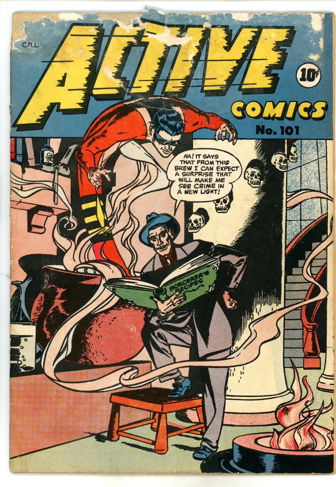 Active Comics 101 Canadian GD-