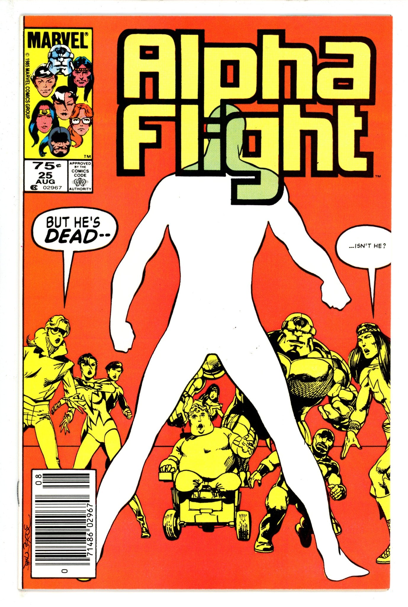 Alpha Flight Vol 1 25 Canadian Price Variant NM (1985)