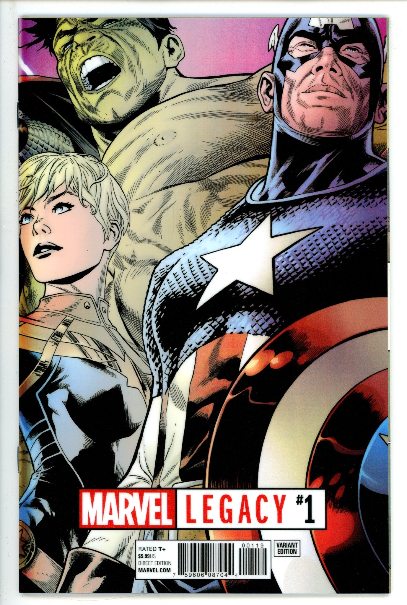 Marvel Legacy 1 Quesada Lenticular Variant