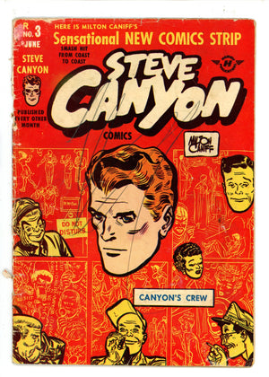 Steve Canyon Comics 3 R Variant Cover Detached