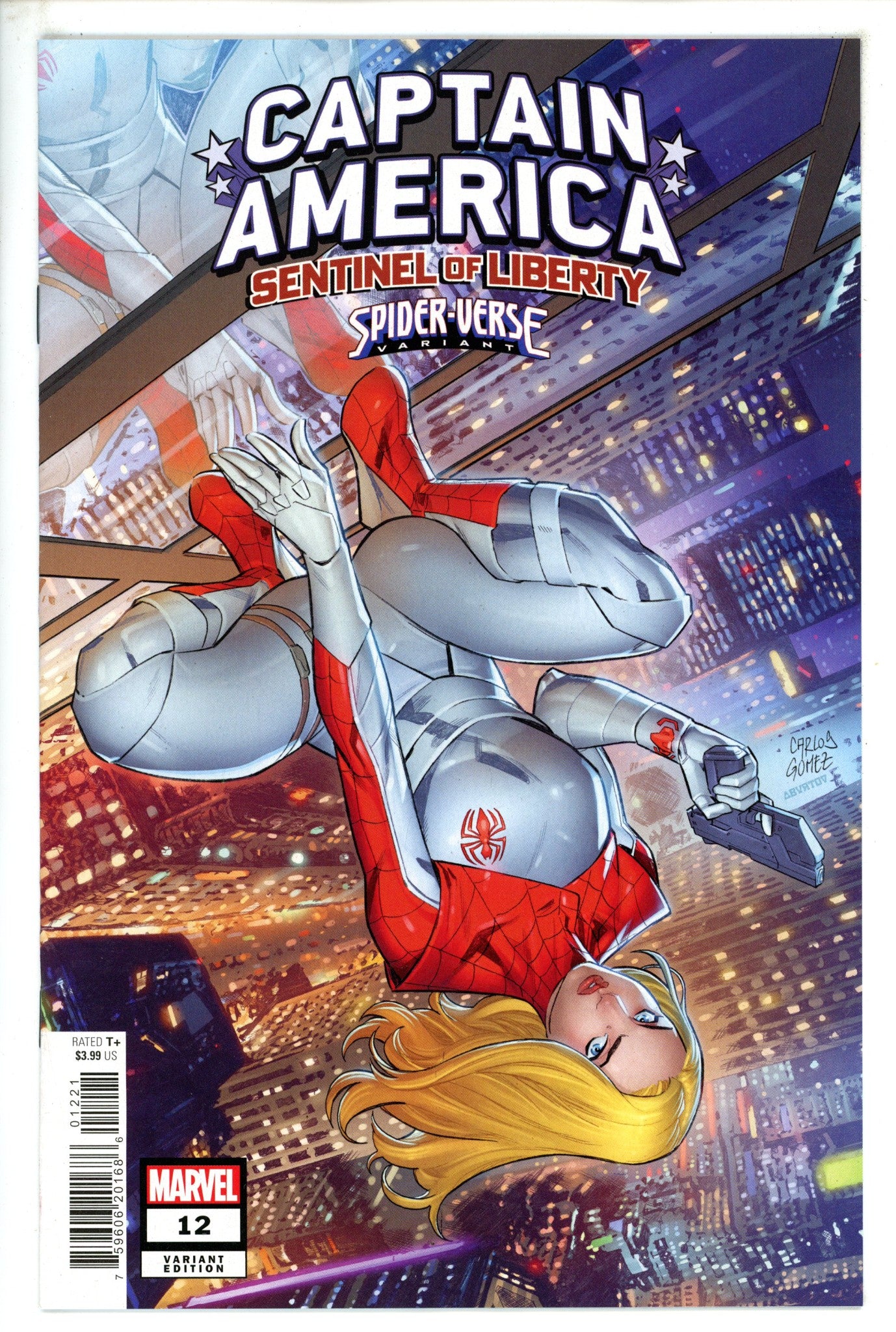 Captain America Sentinel Of Liberty 12 Gomez Spider-Verse Variant (2023)