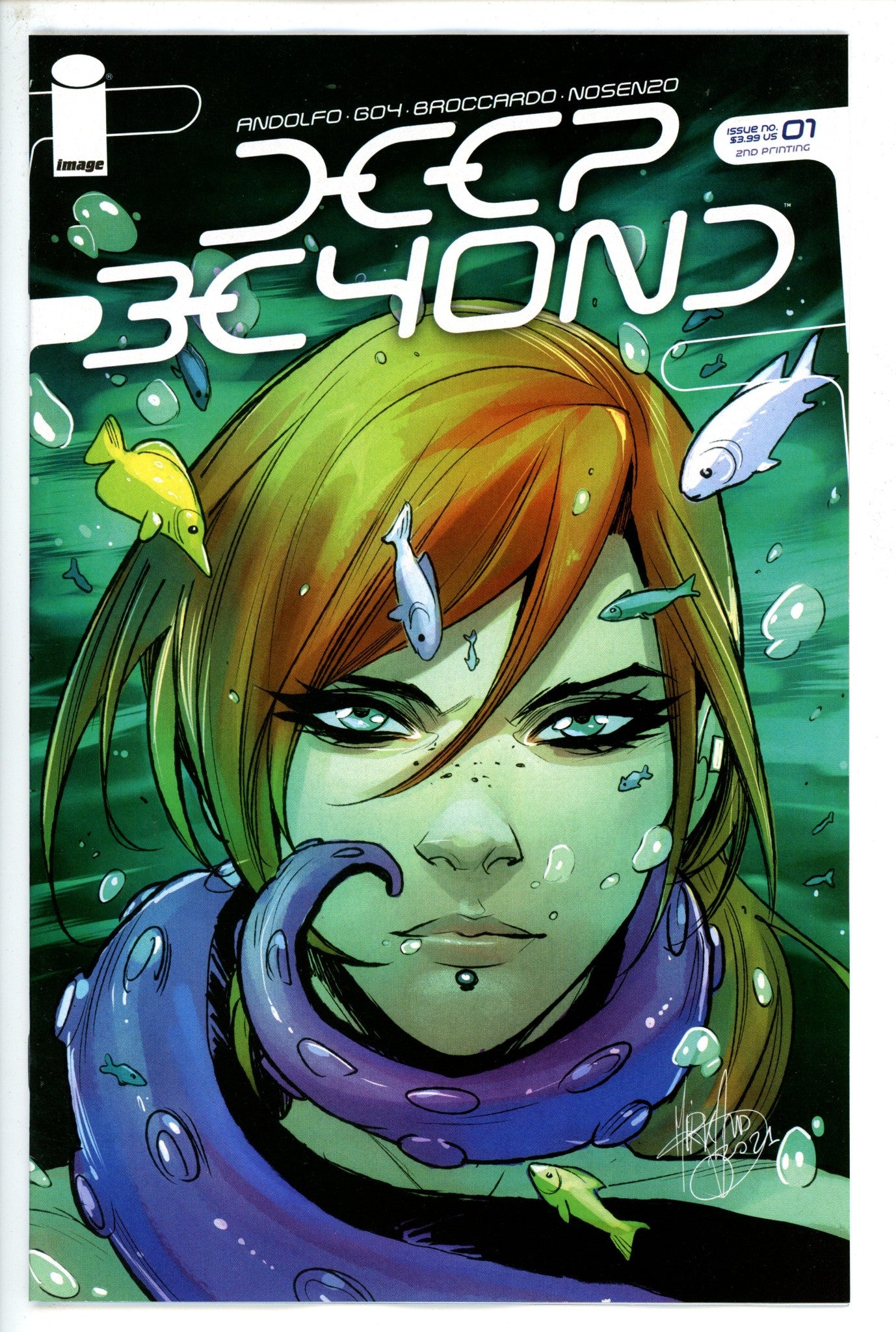 Deep Beyond 1 2nd Print-Image-CaptCan Comics Inc