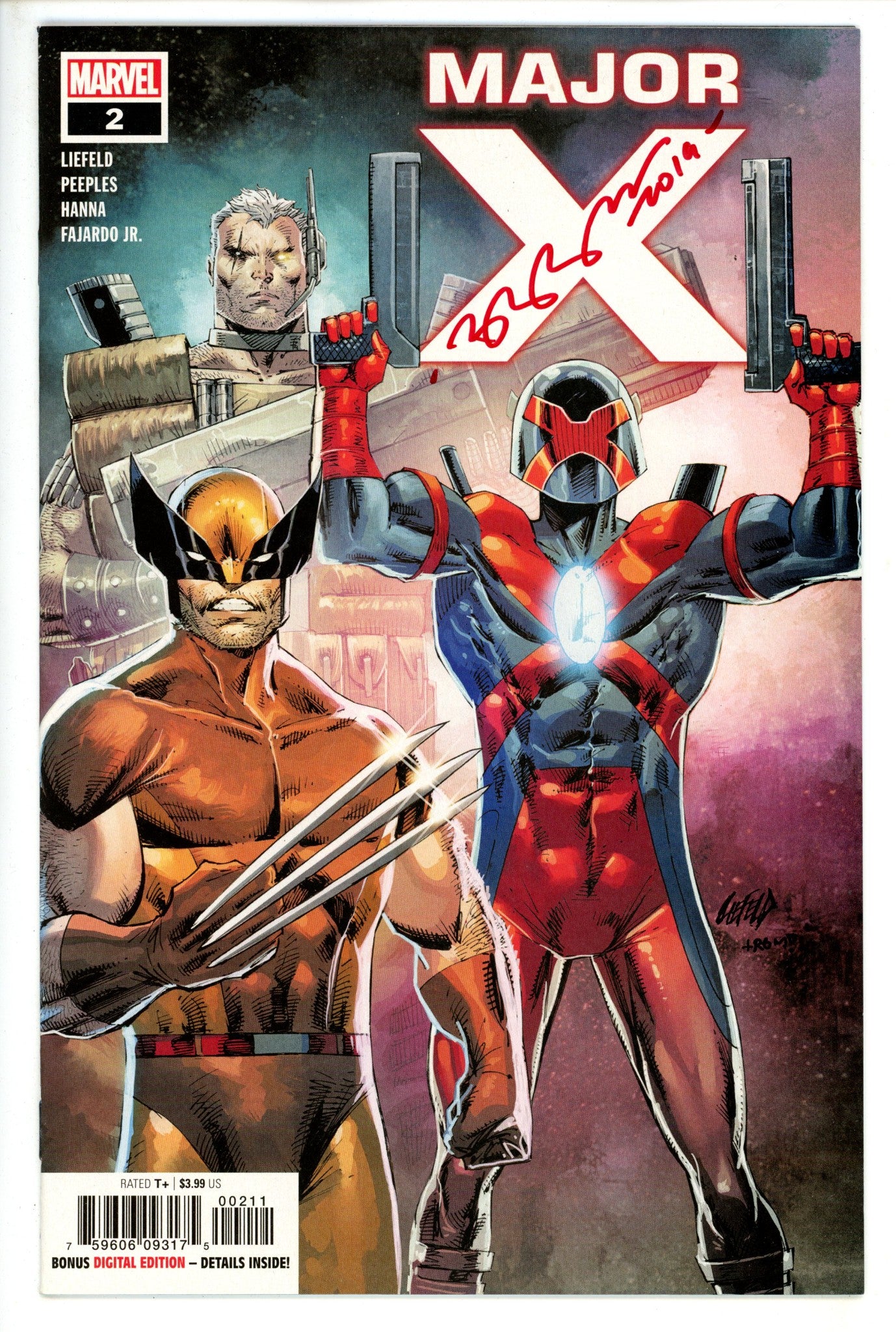 Major X 2 Signed Peeples