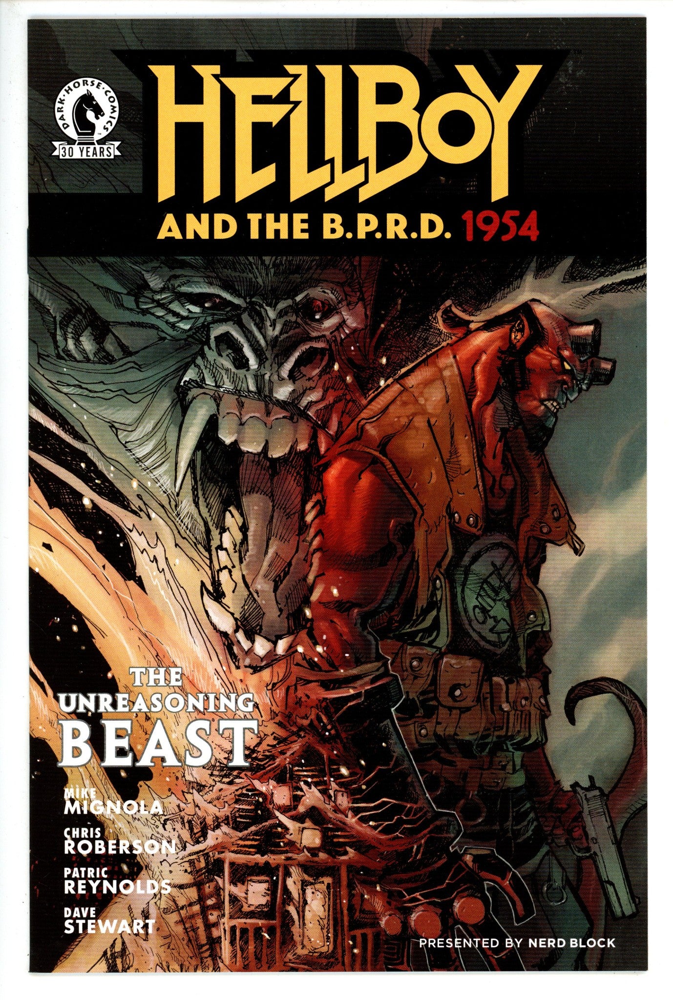 Hellboy and the B.P.R.D.: 1954 - The Unreasoning Beast 1 Nerd Block Variant