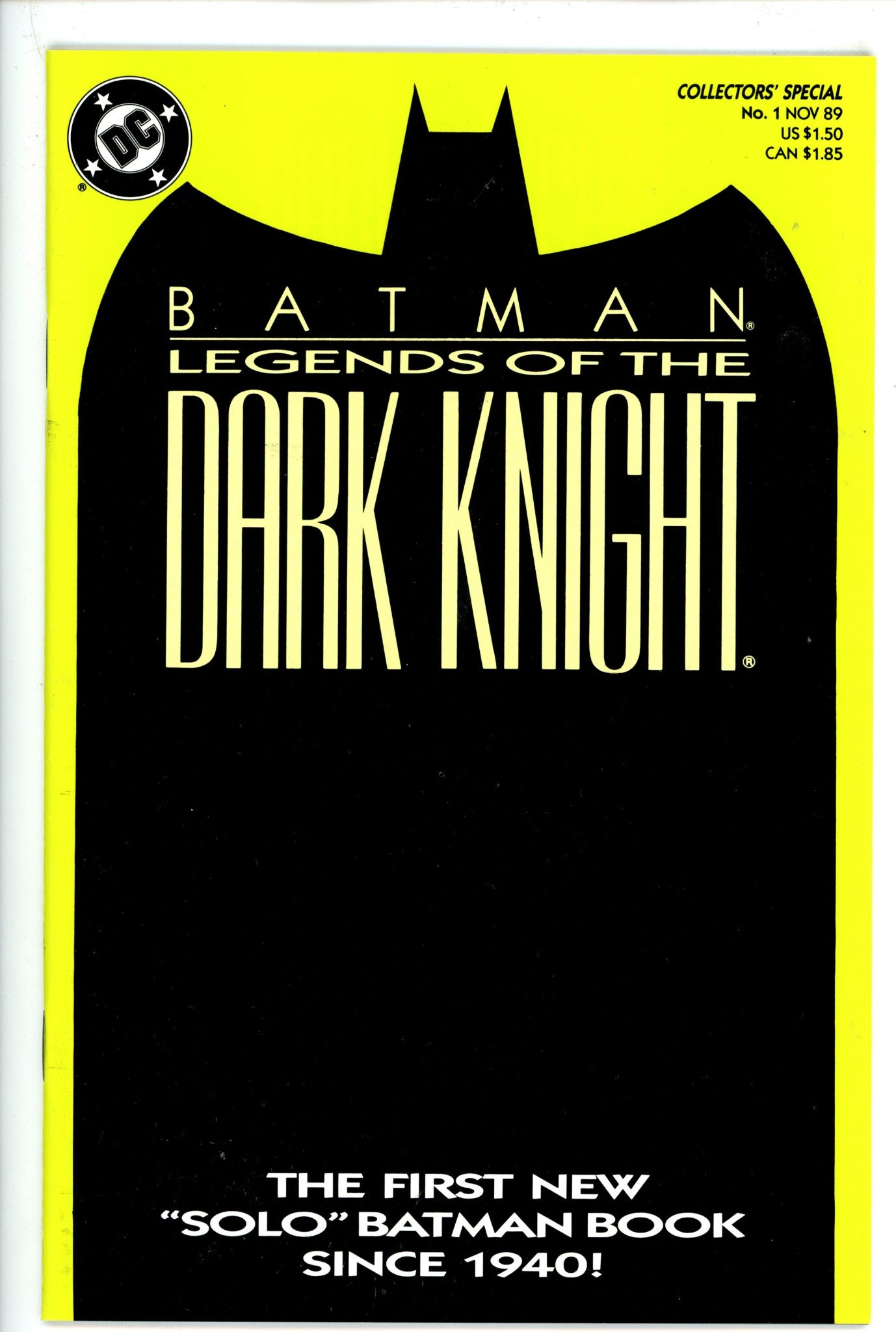 Legends of the Dark Knight 1 Yellow Variant