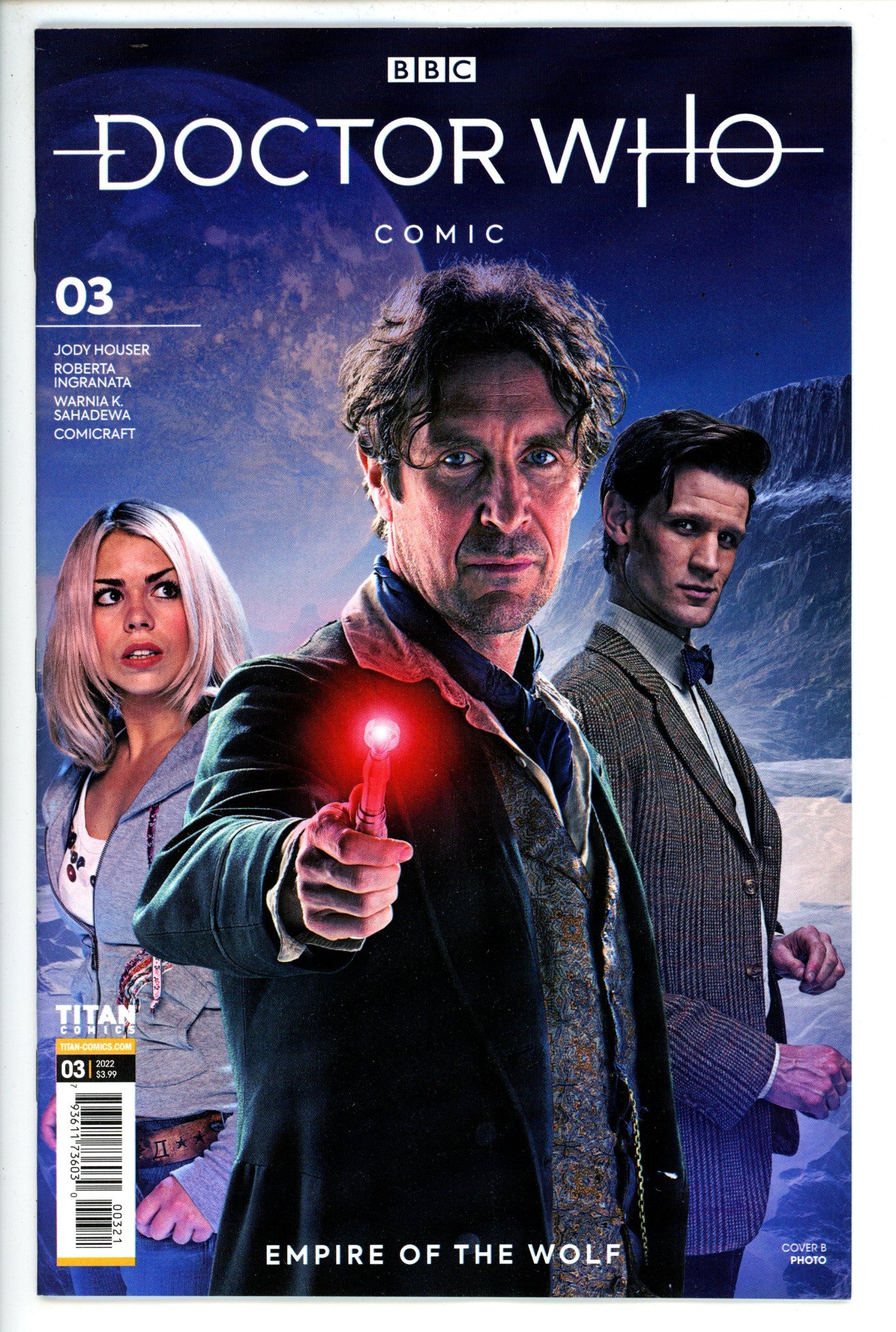 Doctor Who Empire of Wolf 3 Glass Variant (2022)