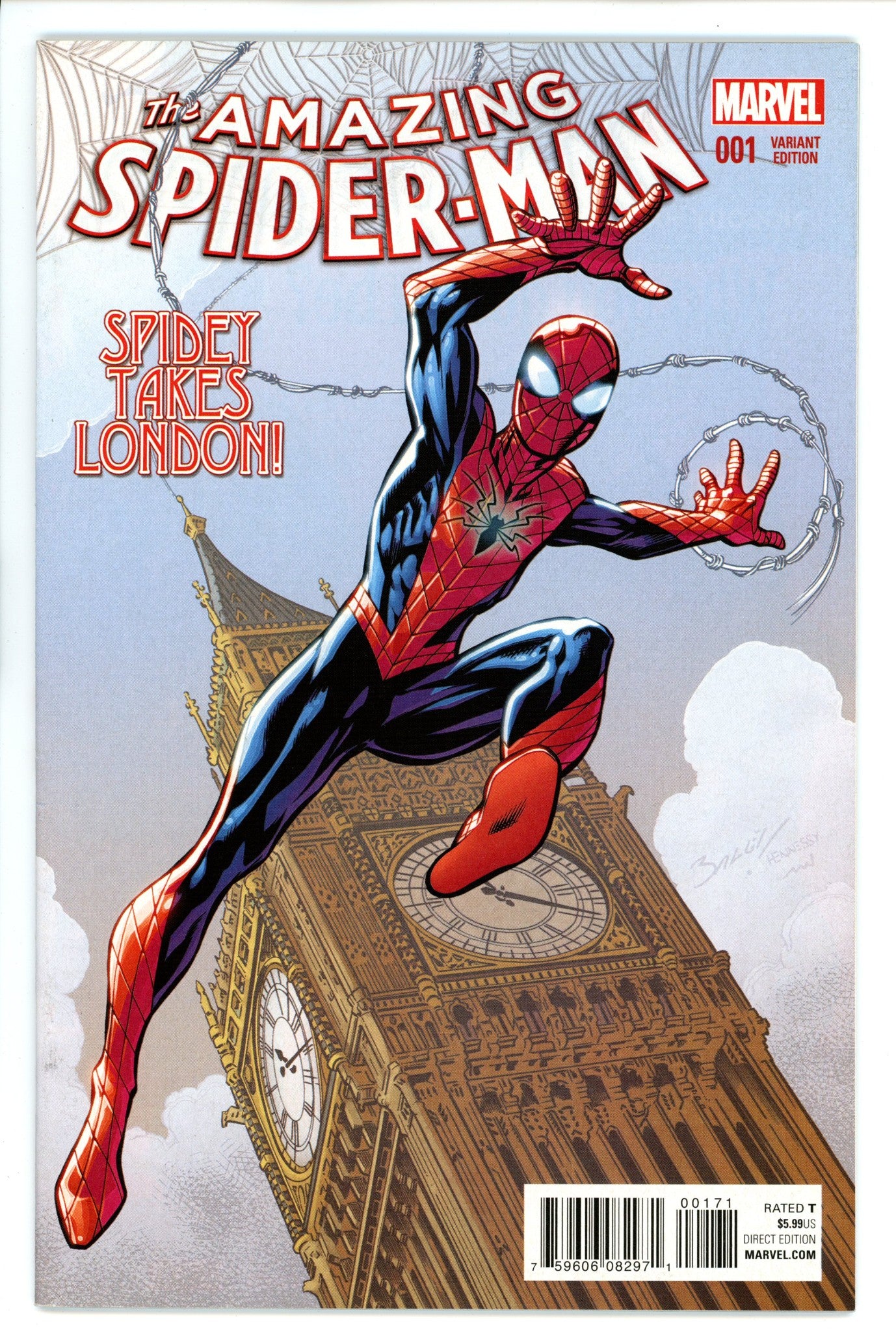 Amazing Spider-Man Vol 4 1 Bagley Variant