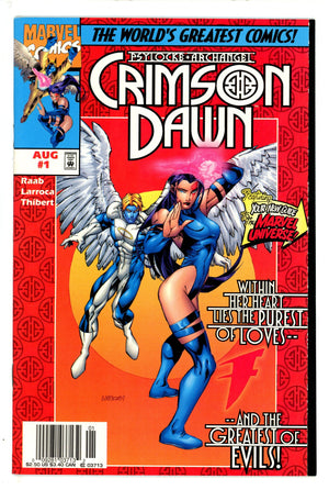 Psylocke & Archangel Crimson Dawn 1 Newsstand VF+ (1997)