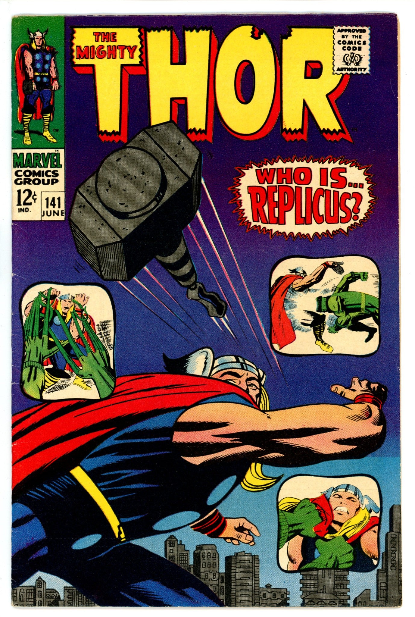 Thor Vol 1 141 Manufactured Without Bottom Staple VF-