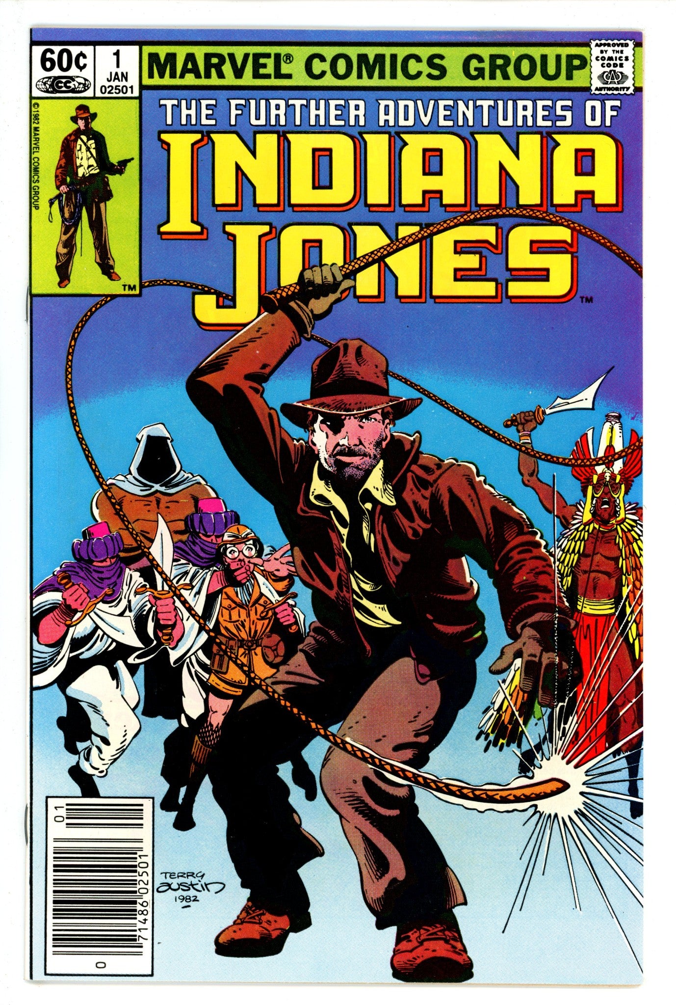 The Further Adventures of Indiana Jones 1 Newsstand NM- (1982)
