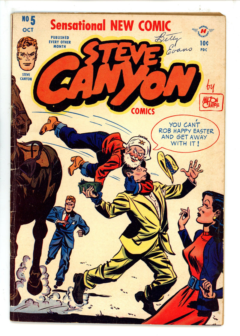 Steve Canyon Comics 5 VG/FN