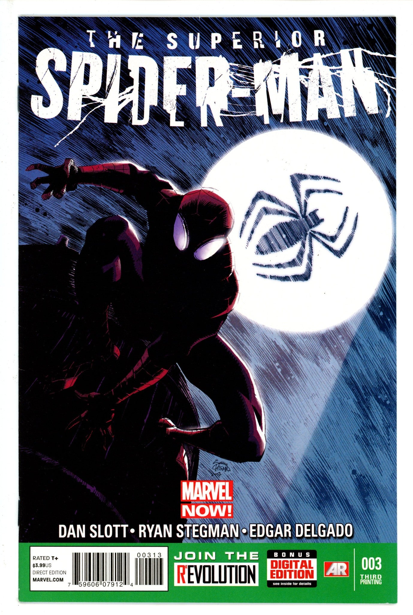 Superior Spider-Man Vol 1 3 3rd Print VF/NM