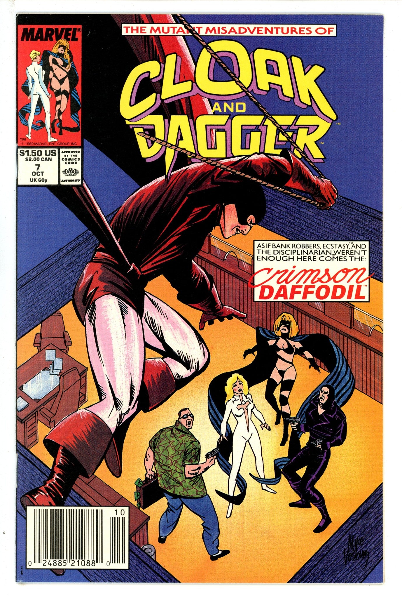 The Mutant Misadventures of Cloak and Dagger 7 Newsstand (1989)