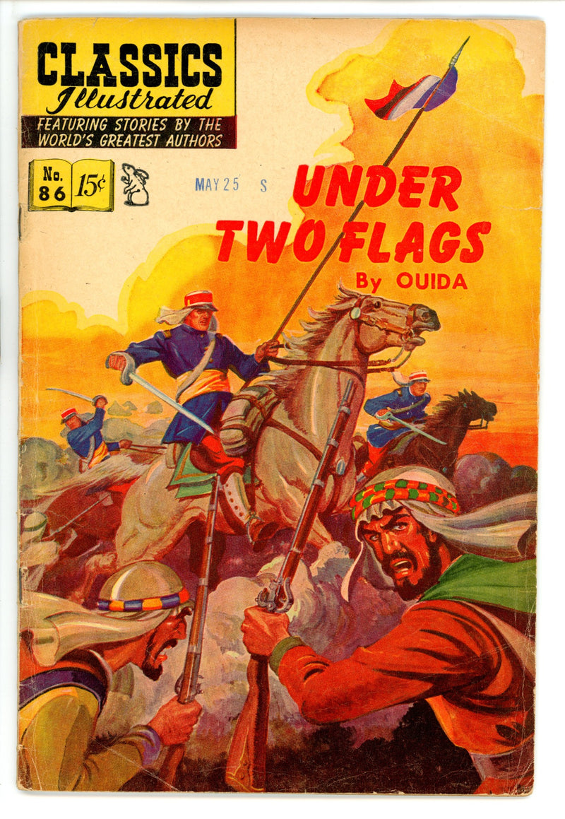 Classic Illustrated Under Two Flags 86 HRN 158