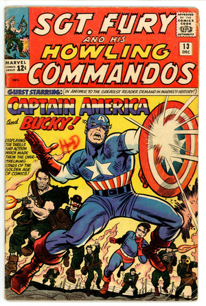 Sgt. Fury 13 VG- (1964)