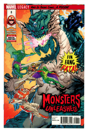 Monsters Unleashed Vol 3 8 Error VF/NM