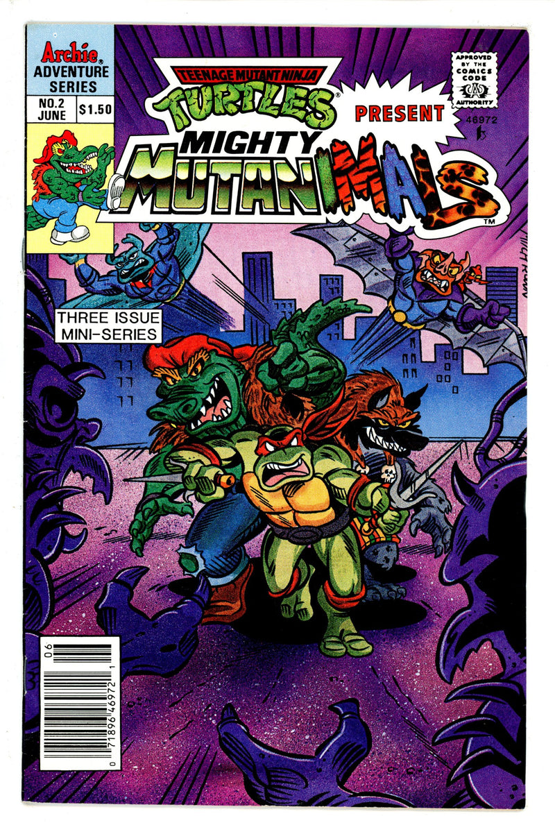 Mighty Mutanimals Vol 1 2 Canadian FN+