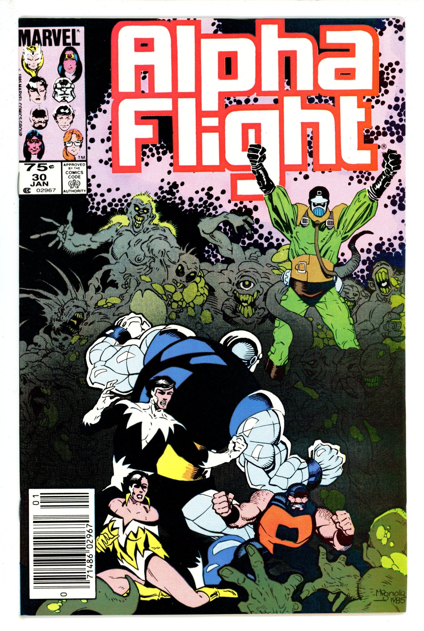 Alpha Flight Vol 1 30 Canadian Price Variant NM- (1986)