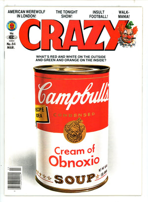 Crazy Magazine 84 VF+ (1982)