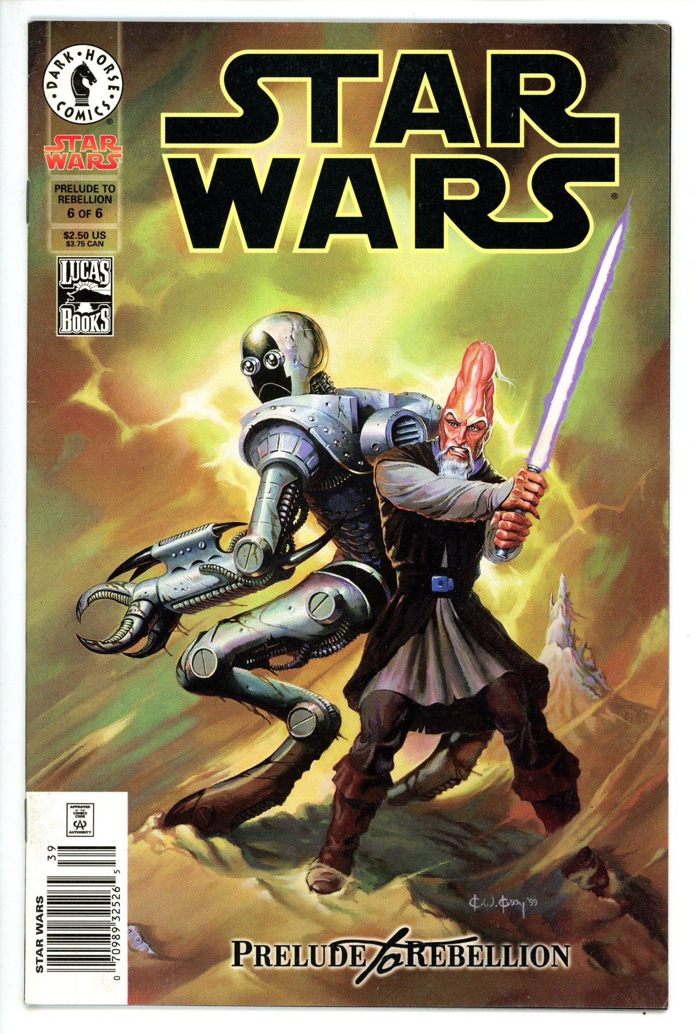 Star Wars: Prelude to Rebellion 6 Newsstand FN