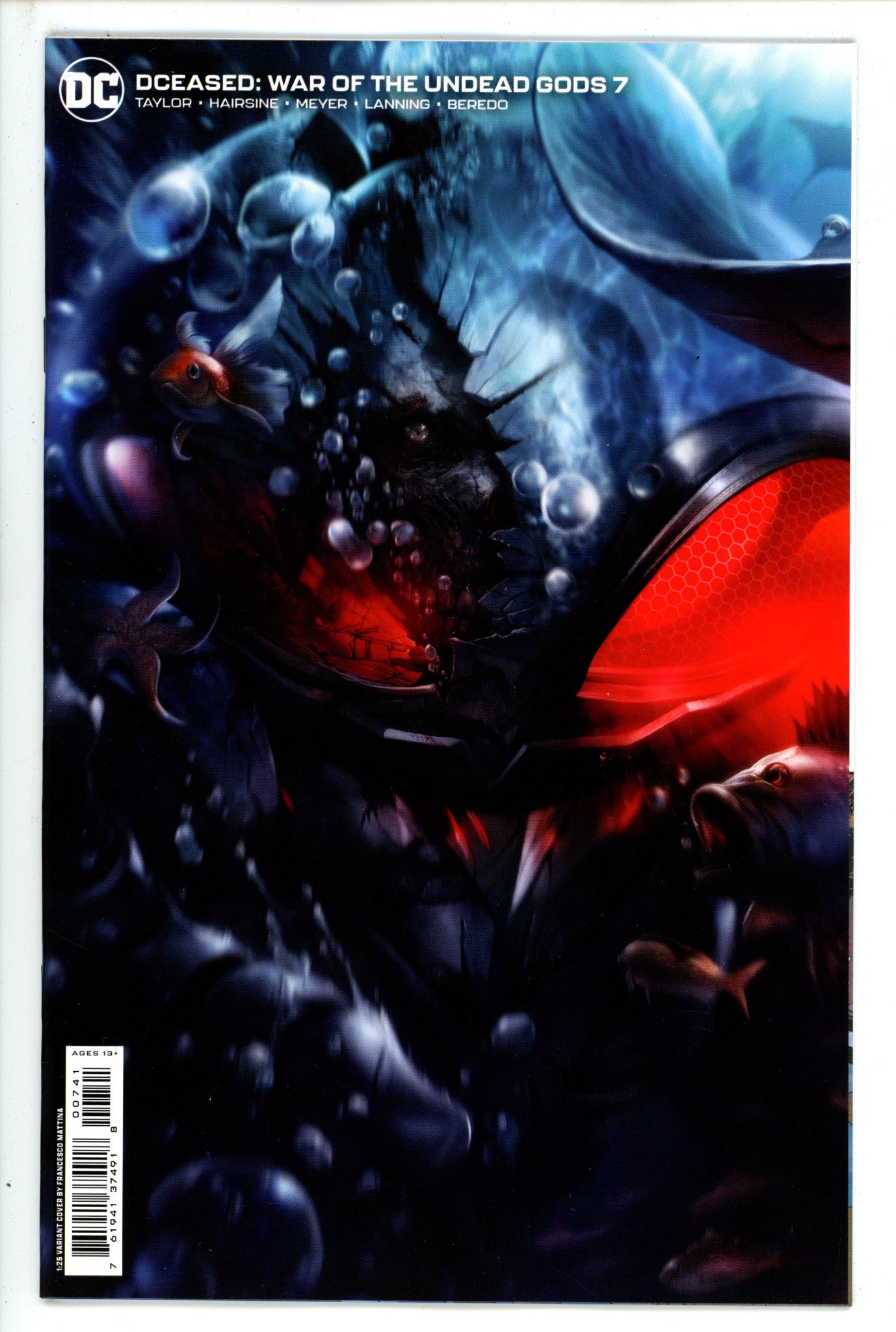 DCeased War Of The Undead Gods 7 Mattina Incentive Variant NM+ (2023)