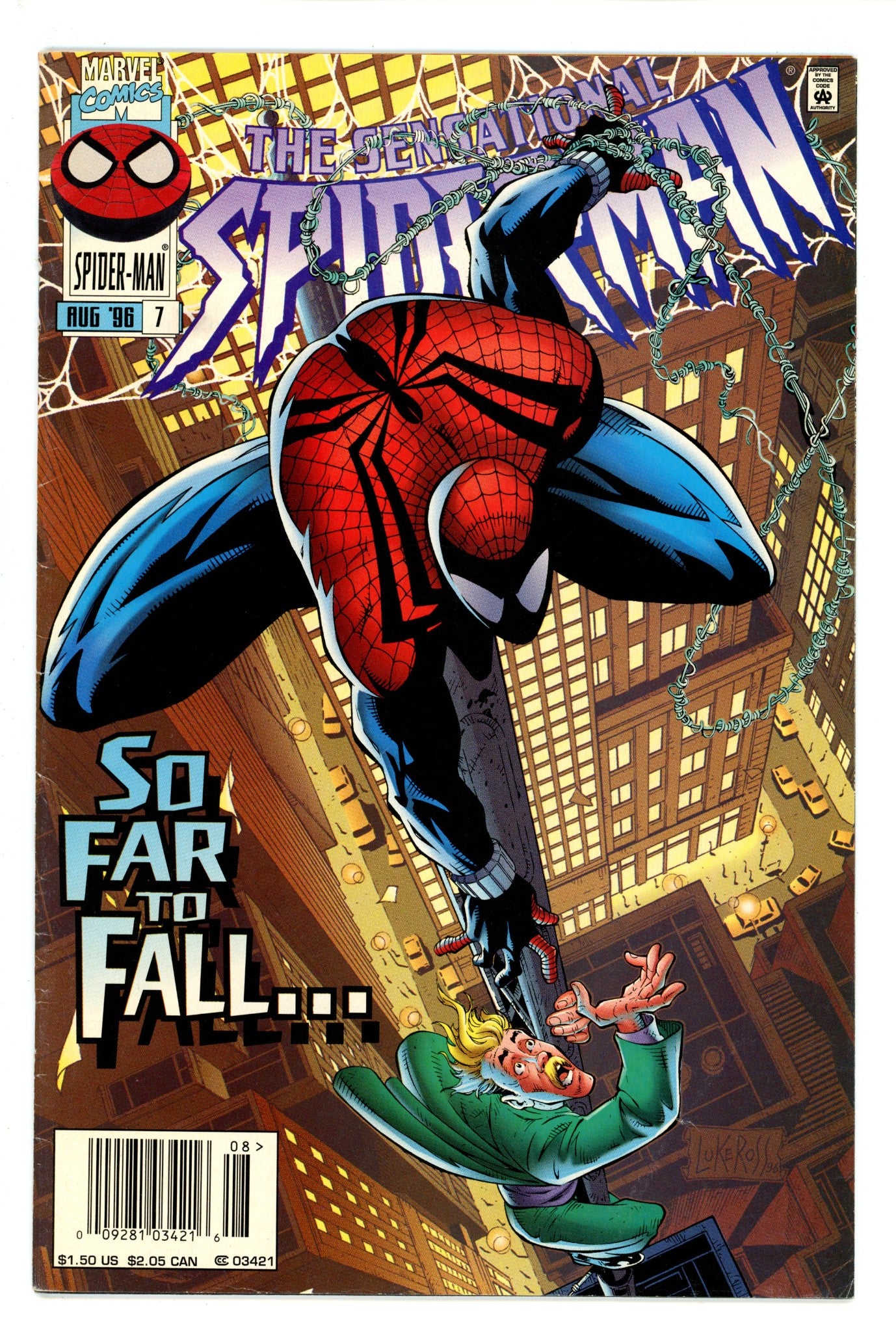 The Sensational Spider-Man Vol 1 7 Newsstand VG+