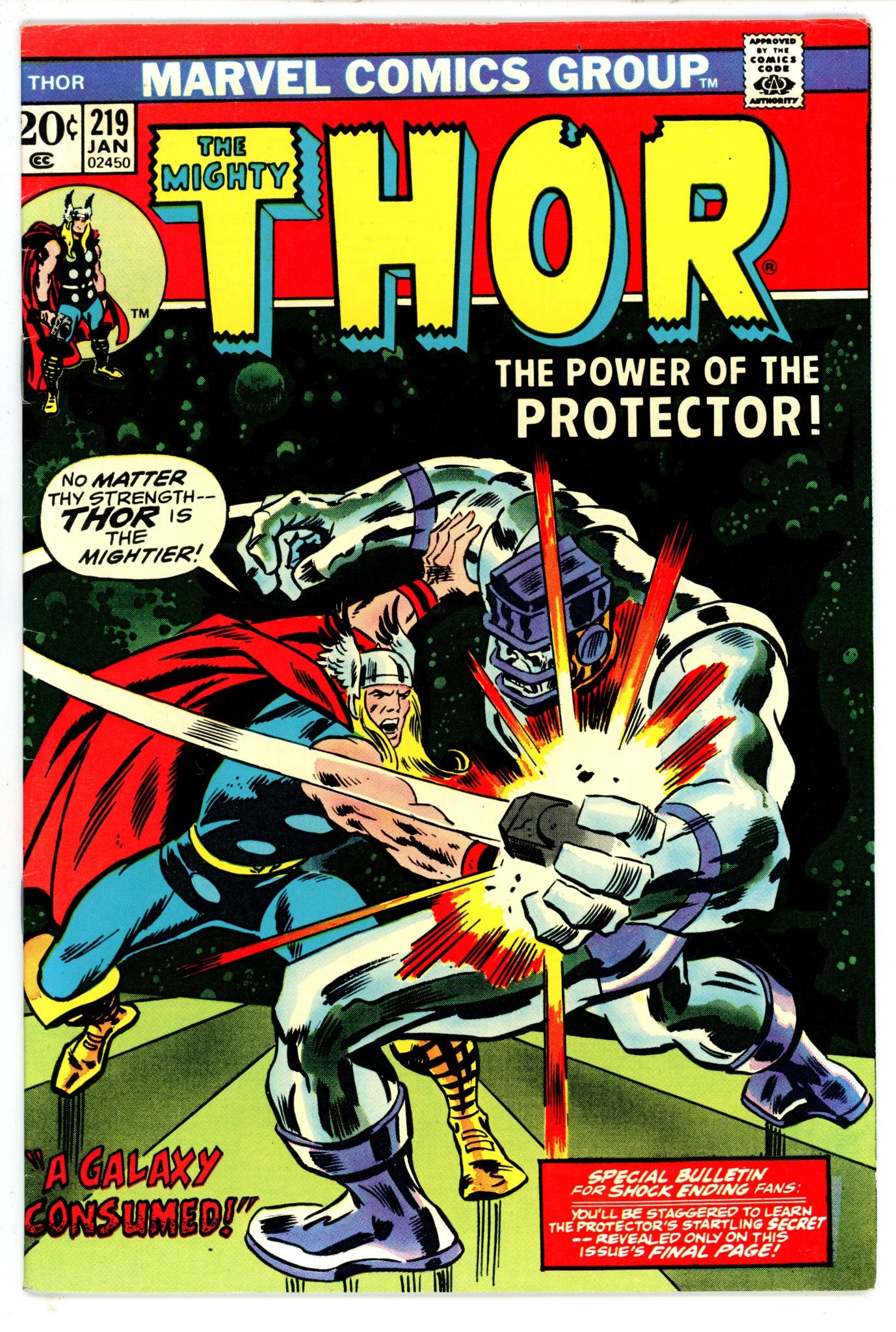Thor Vol 1 219 FN/VF (1974)