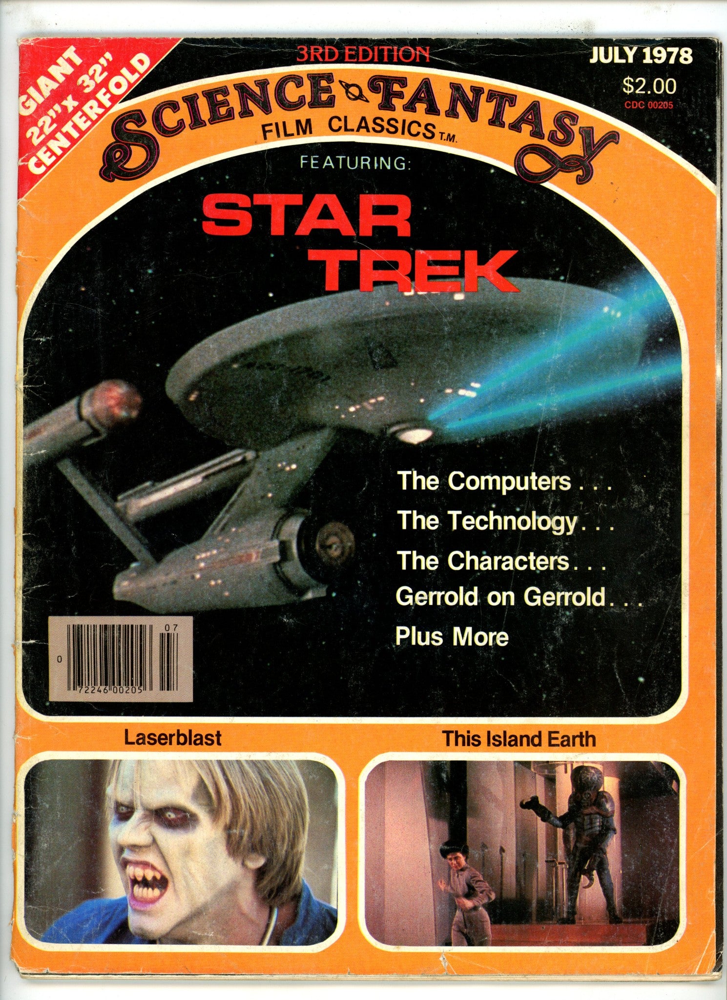 Science Fantasy Film Classics Vol 1 3 Cover Detached