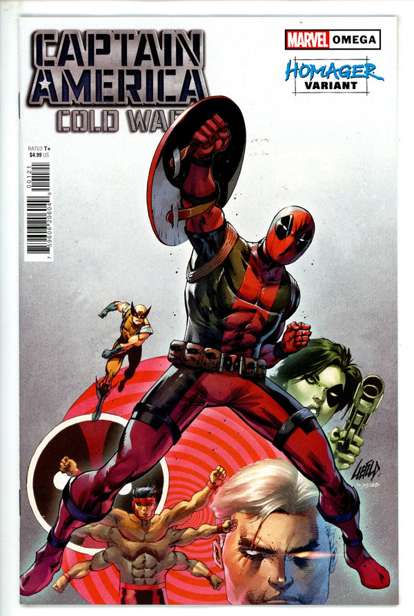 Captain America Cold War Omega 1 Liefeld Homager Variant (2023)