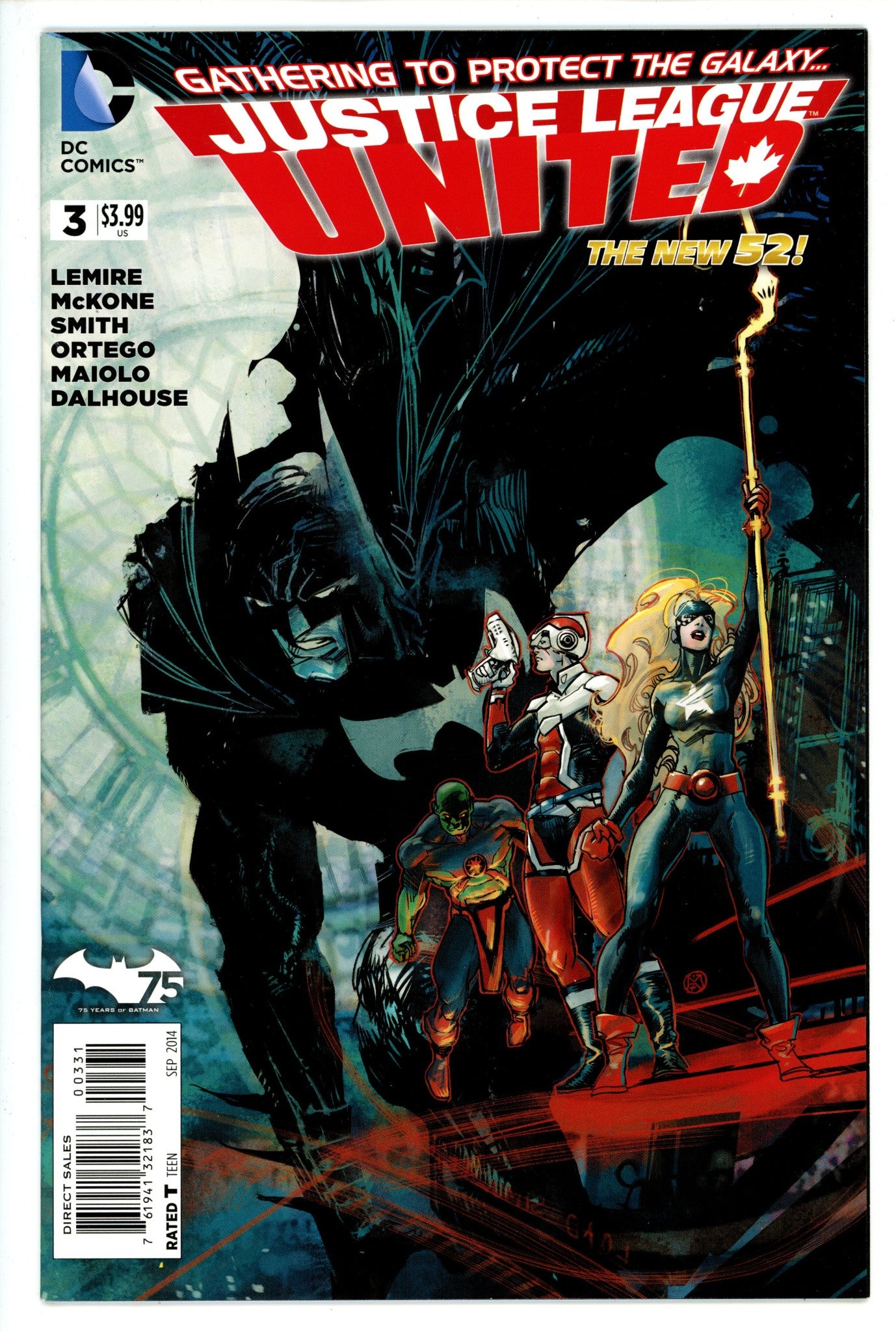 Justice League United 3 Batman Variant