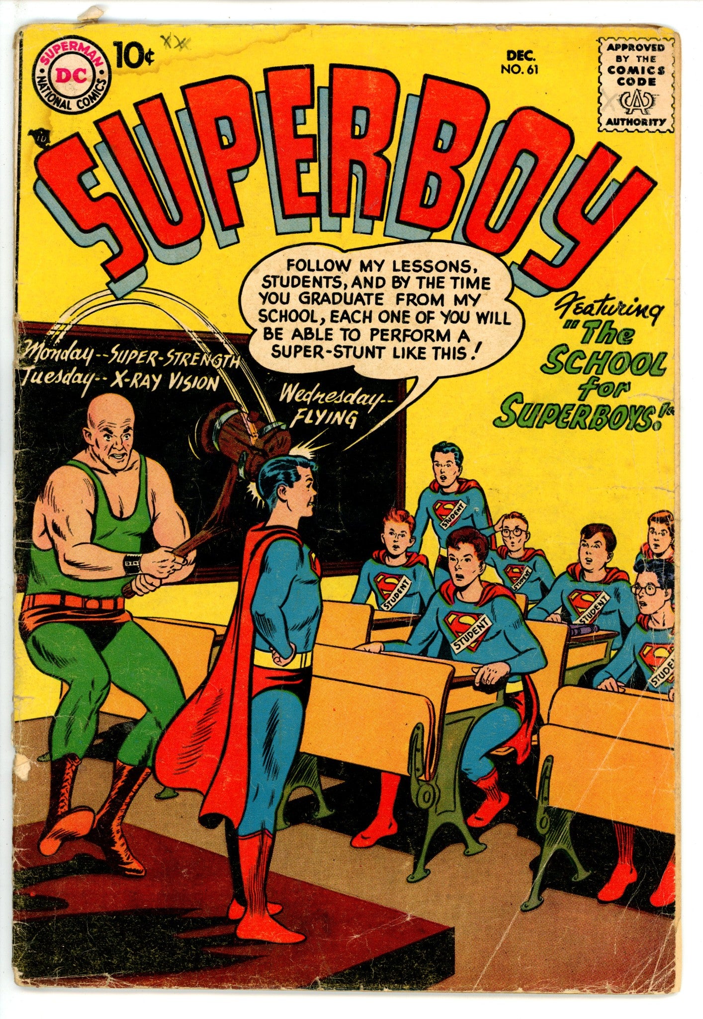 Superboy Vol 1 61 Cover Detached